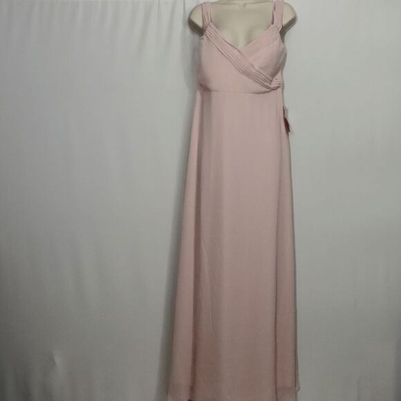 Birdy Grey Pale Blush Spence V-Neck Convertible Dress Large - Picture 3 of 10